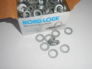 NEW (10 PAIR) NORD-LOCK NL8 (5/16") VIBRATION PROOF LOCK WASHERS #1231 - Picture 1 of 1