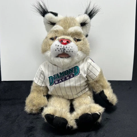 Arizona Diamondbacks Mascot Baxter the Bobcat Plush Stuffed Toy MLB 2001 Cover