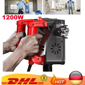 Fresa per risanamento smerigliatrice per calcestruzzo fresa per calcestruzzo smerigliatrice fresa per intonaco fresa per parete 1200 W - Foto 1 di 12