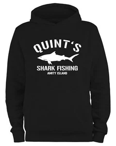 Styletex23 Sweat À Capuche Pour Hommes Quint's Shark Fishing Amity Island, JAWS - Bild 1 von 6