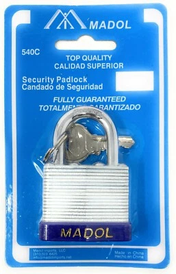 Security Padlock 40mm (1.5") Keyed Different - Image 1 of 4