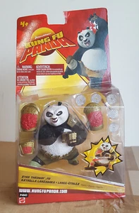 KUNG FU PANDA STAR THROWIN PO ACTION FIGURE SNAP-ON ARMOR MATTEL 2008 JACK BLACK - Picture 1 of 2