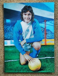 The Sun 1972 3D Gallery Football Stars Card - Birmingham City TREVOR FRANCIS