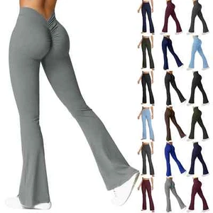 Leggings de yoga elásticos para mujer Fitness Running Gym Pantalones deportivos - Picture 1 of 27