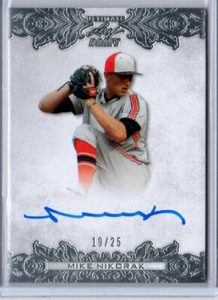 2015 Leaf Ultimate Draft Silver Autograph Mike Nikorak Auto 19/25 Rockies - Picture 1 of 1