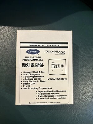 Multi Stage Programmable Heat Cool & Heat Pump  - Image 1 of 2