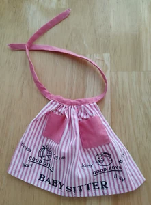 1964 - 65 Vintage Barbie Doll Baby-Sits #0953 Apron only Exc/Near Mint - Picture 1 of 3