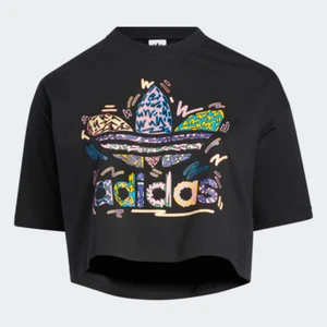 Adidas Originals X Kris Andrew Love Unites Crop T-Shirt Black Size 1X, 2X, 3X - Picture 1 of 8