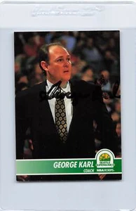 1994/95 Hoops #294 George Karl Sonics Signed Auto *K5043 - Picture 1 of 2