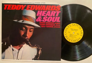 TEDDY EDWARDS Heart & Soul Gerry Wiggins Leroy Vinnegar Milt Turner LP - Picture 1 of 2