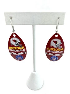 Pendientes de gancho giratorio de lágrimas vintage con logotipo de los Arizona Cardinals de la NFL para mujer - Imagen 1 de 1