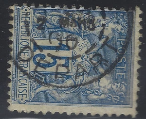 PAR-13-8-7 Paris: Startstempel Typ 84 mit Zeitdatum auf Nr. 90 - Bild 1 von 1