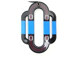 HERMES Attelage Necklace Print Enamel - Picture 1 of 8