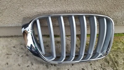 15 16 2015 2016 BMW X3 F25 ПЕРЕДНЯЯ ПРАВАЯ ПАССАЖИРСКАЯ РЕШЕТКА РАДИАТОРА ОТ ОРИГИНАЛЬНОГО ПРОИЗВОДИТЕЛЯ 7237422 - Изображение 1 из 4