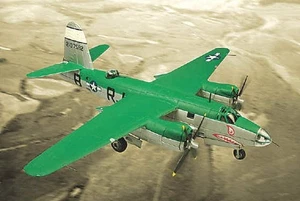 B-26 MARAUDER Shark Mouth WWII USAAF Bomber Plane 1/48 Franklin Mint B11E765 - Picture 1 of 21