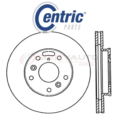 Centric C-TEK Disc Brake Rotor for 1988-1992 Mazda 626 2.2L L4 - Kit Set pb - Изображение 1 из 4