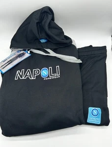 TUTA UOMO FELPA CON CAPPUCCIO TAGLIA CALIBRATA ZERO&CO. SSC NAPOLI CN030FC - Foto 1 di 5