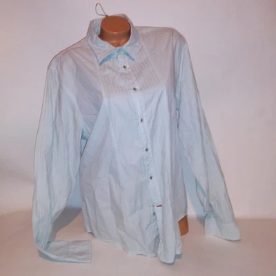 Guess Button Up Shirt Mens XL Mint Green Long Sleeve Dress Shirt Collared - Image 1 of 4