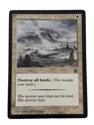 MTG Armageddon Portal Second Age LP Vintage Old School Magic the Gathering - Image 1 of 2