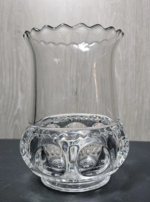 King's Crown Celery Vase Ruby Stain Glass Excelsior Adams & Co Antique XLCR EAPG - Image 1 of 4