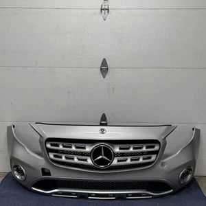 X156 MERCEDES 2018 GLA250 FRONT BUMPER COVER PANEL ASSEMBLY SILVER 761 OEM - Picture 1 of 24