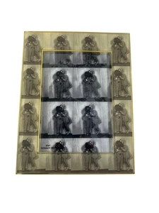 Acrylic Photo Frame 5x7 Kids Kissing Filmstrip Style Target Table Top - Picture 1 of 7