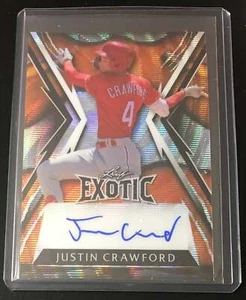 Hoja exótica 2023 auto payaso pez onda Justin Crawford 2/3 - Imagen 1 de 2