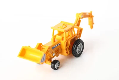 ca 1:87 Radlader  +  Stampfer  gelb Kunststoff   (290503) A96A - Bild 1 von 3