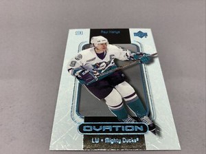 2000-01 Upper Deck Ovation Hockey Card #1 Paul Kariya Mighty Ducks