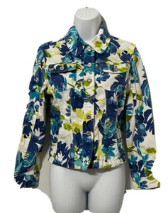 Blazer ligero con estampado floral para mujer, mangas larga. - Bild 1 von 5