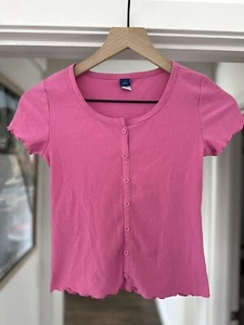 Old Navy Cardigan Girls Shirt, Magenta, Light Purple, Size L (10-12) - Picture 1 of 3