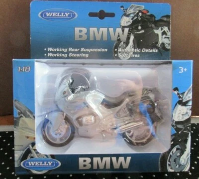 NEW Welly 19676 BMW R1100 RT Motorcycle Diecast Metal & Plastic parts 1:18 - Image 1 of 4