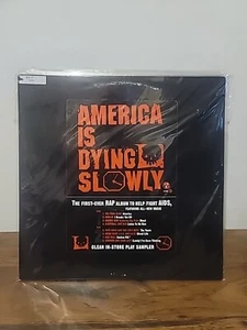 AMERICA IS DYING SLOWLY EastWest ED-5858 LP Sampler Promo Red Vinyl 1996 HH VG+ - Picture 1 of 8