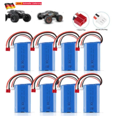 7.4V 2000mAh Battery 2S Li-ion Battery 20C T Plug w/USB Charger for RC Car Truck - Bild 1 von 4