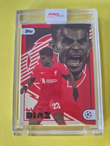 LIVERPOOL LUIS DIAZ  TOPPS PROJECT 22  by MATT TAYLOR RARE CARD 