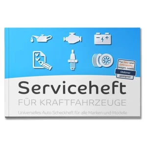 5x Cuaderno de servicio / Chequera / Cuaderno de mantenimiento, universal para todas las marcas, coche, coche - Imagen 1 de 6