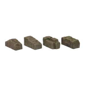 Cargas de vagón cubiertas de lona Branchline (x4) calibre 44-545 OO - Imagen 1 de 1