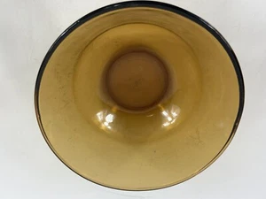 Anchor Hocking Mixing Bowl Harvest Amber 458 Brown Heavy Glass Vintage 8" MCM - Picture 1 of 3