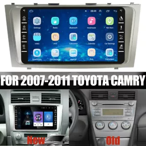 For 2007-11 Toyota Camry Android Car Stereo Radio GPS SAT NAVI WIFI Player 2Din - Bild 1 von 12