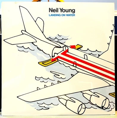 NEIL YOUNG ПОСАДКИ НА ВОДУ СОВЕРШЕННО НОВЫЙ ЗАПЕЧАТАННЫЙ ВИНИЛ 1986 GEFFEN RECORDS GHS 24109 - Изображение 1 из 4