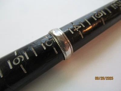 Vintage Women's sterling sivler 925 6mm milgrain wedding band sz 4 3/4 - Image 1 of 3