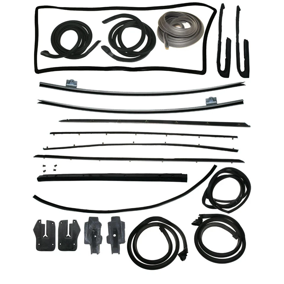 Ford Mustang Fastback 1965-1966 kit de impermeabilización con rollo de espuma de barandilla de techo de 12" Foto 1 de 1