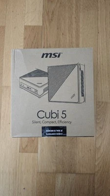 MSI CUBI 5 10M-604IT MINI PC CELERON 5205U 1.9GHz RAM 4GB-SSD 128GB-WIN 11 PROF  - Immagine 1 di 4
