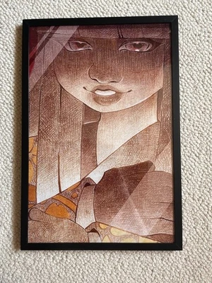 original framed painting prints using acrylic, digital  and other mixed medias Foto 1 de 2