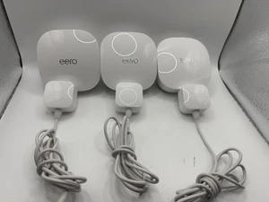 Eero Dual Band Mesh Wi-Fi Router Przedłużacz sygnału 3-pak System sieciowy J010001 - Zdjęcie 1 z 2