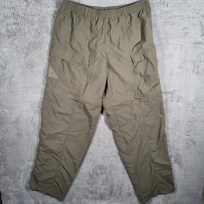 Pantalones convertibles Columbia PFG Omni Shade para hombre XL verdes pantalones de senderismo al aire libre Foto 1 de 4