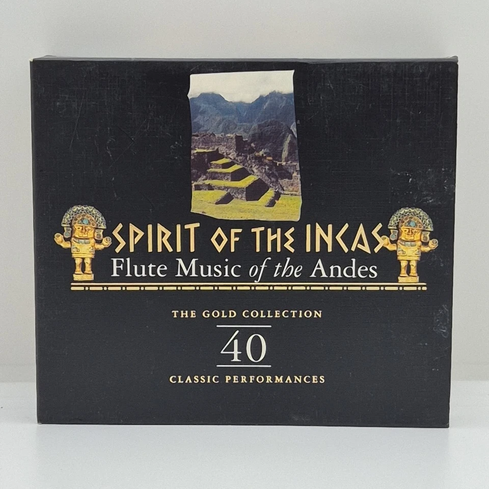 Álbum CD de 2 discos Spirit Of The Incas 'Flute Music Of The Andes' Fatbox con estuche Foto 1 de 4