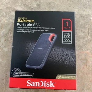 SanDisk Extreme V2 1TB USB-C Portable External SSD (SDSSDE61-1T00-G25) - Photo 1/4
