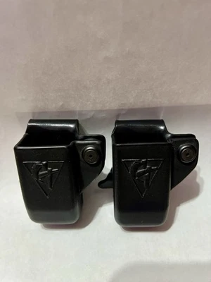 2 Comp-Tac Single Mag Bolsa-Cinturón Talla 12 Lado Izquierdo Mag Carry/RH Pistola Draw Kydex Foto 1 de 3