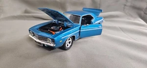 1969 Chevrolet Camaro Yenko 427 Diecast – 1:24 Scale –Blue with White Stripes - Picture 1 of 9